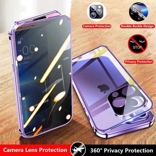 Anti-Peep Privacy Magnetic Absorption Case