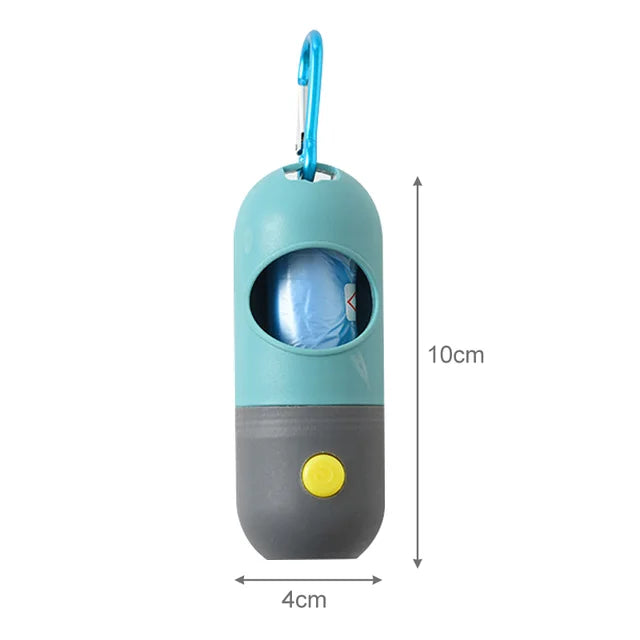 LED Light Pet Waste Bag Dispenser