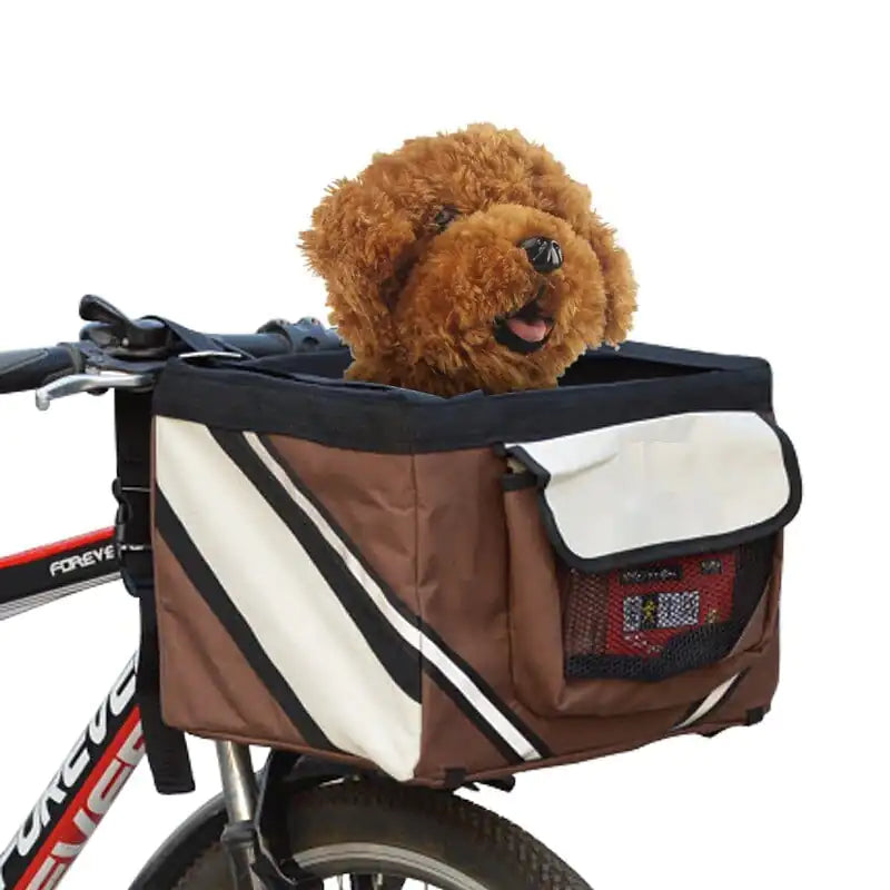 Puppy Dog Bicycle Basket Carrier