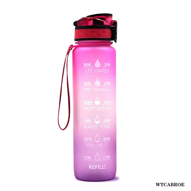 Transparent Flask Water Bottle