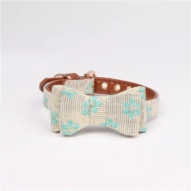 Cute Bowknot Dog Collars