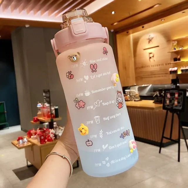 2L Large Capacity Water Bottle