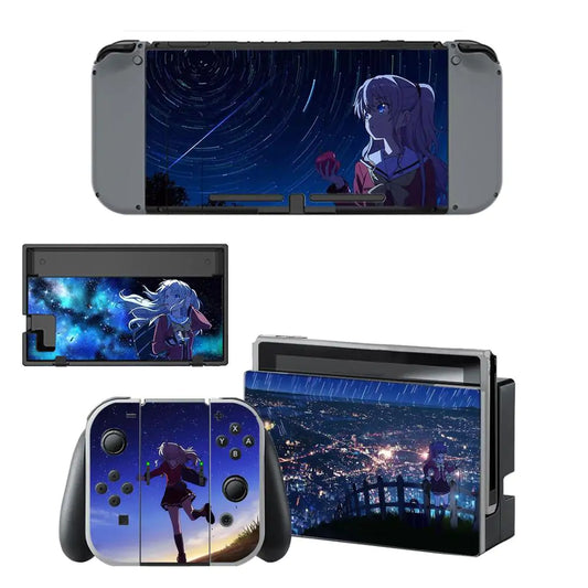 Anime Charlotte Nintendo Switch Skin