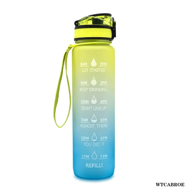 Transparent Flask Water Bottle