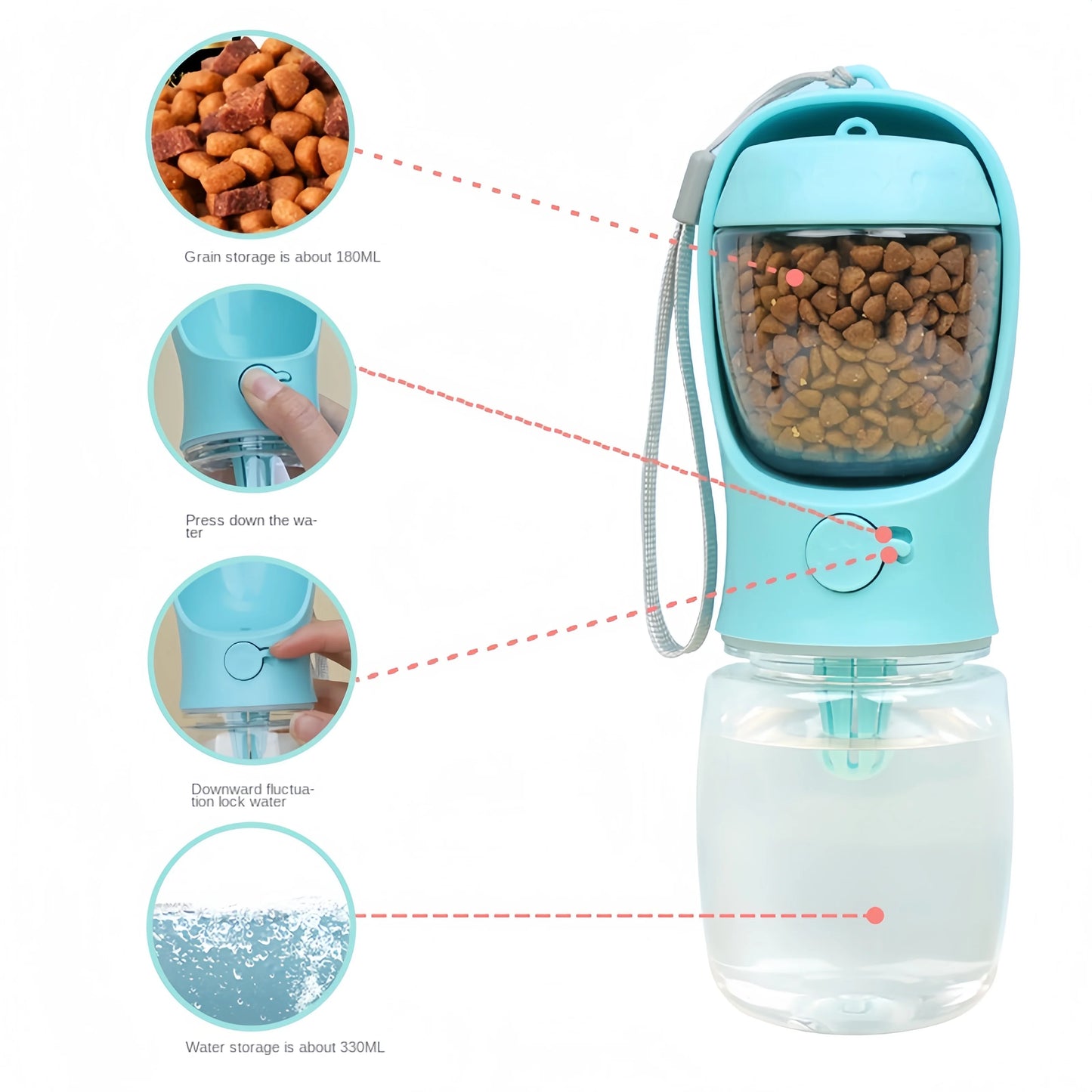 Portable Dog Water Bottle