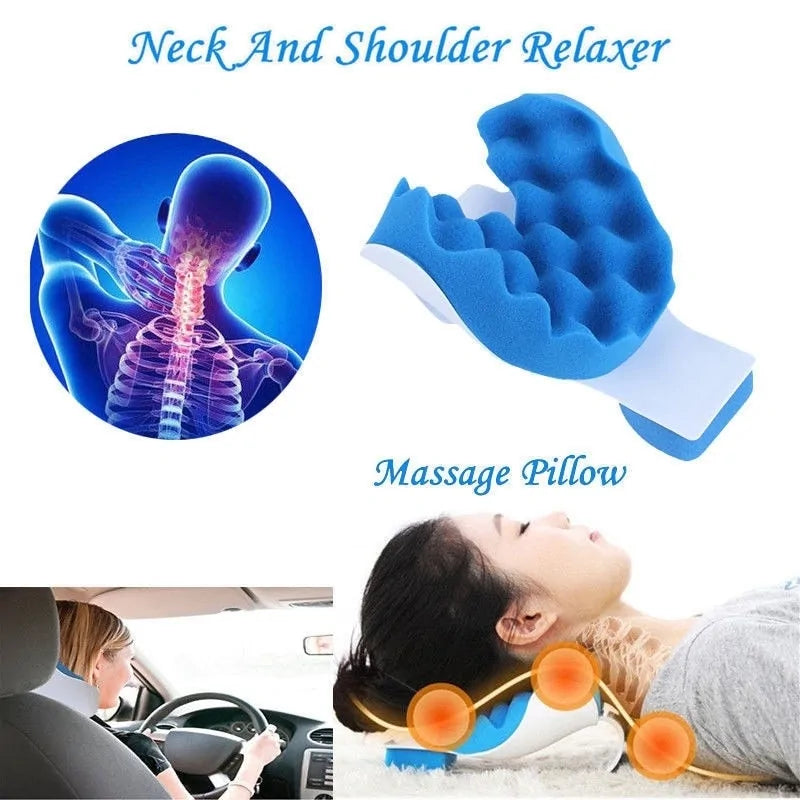 Neck Shoulder Relaxation Traction Pillow