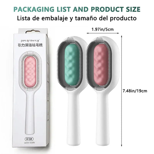 3-in-1 Long Hair Remover Brush For Cats and Dogs