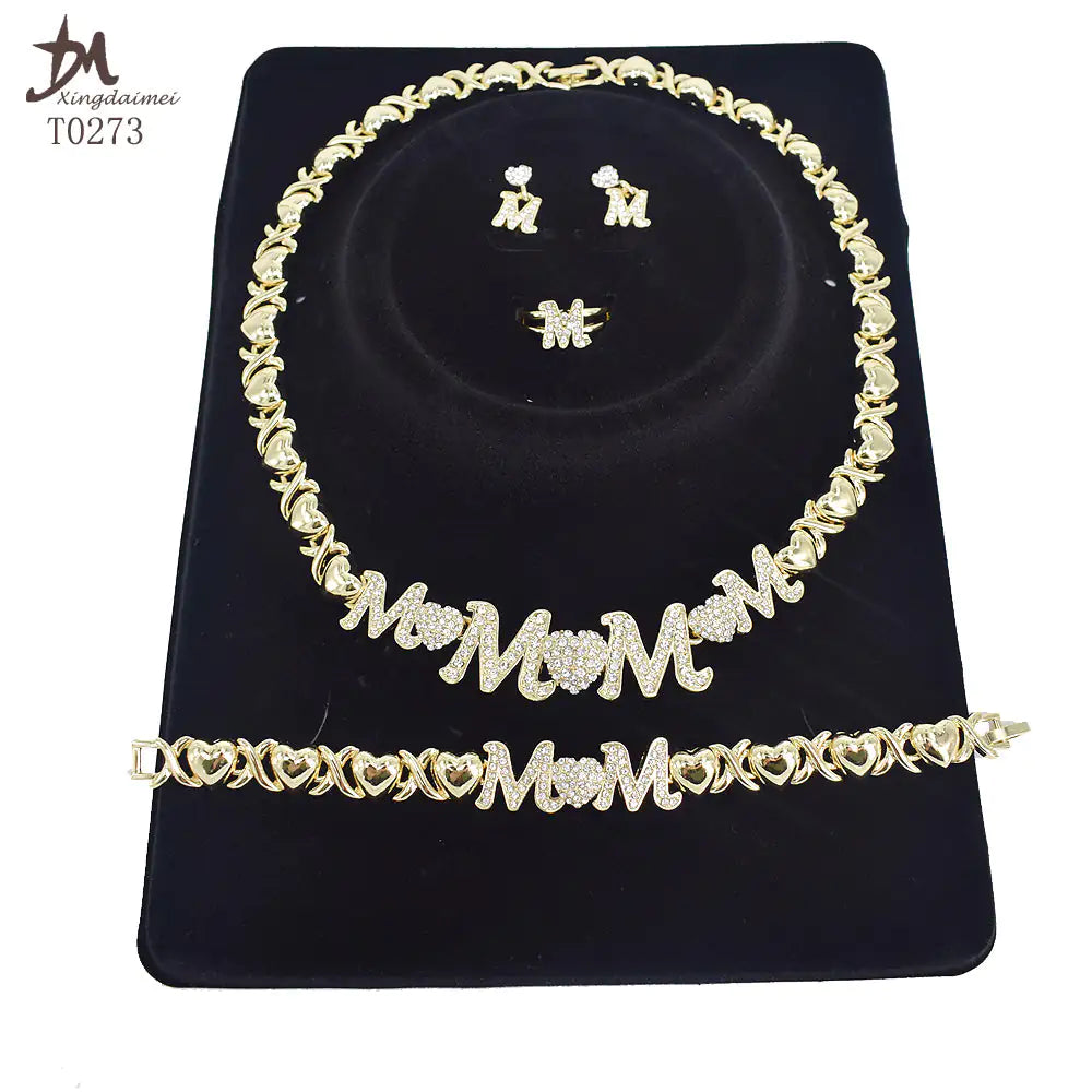 Gold-Plated Jewelry Set